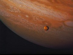 Jupiter and Moon Io